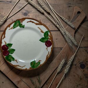 Franciscan Apple Dinner Plate USA Hand Painted Vintage 10” Oven Safe